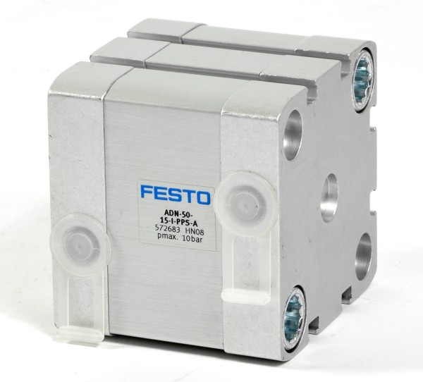 Festo Kompaktzylinder, ADN-50-15-I-PPS-A, 572683