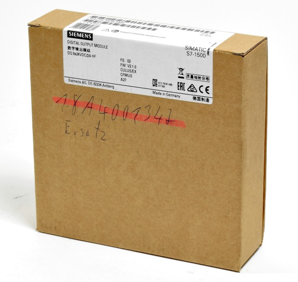 Siemens Simatic S7-1500 Digital OUT,6ES7 522-1BF00-0AB0,6ES7522-1BF00-0AB0,FS:02