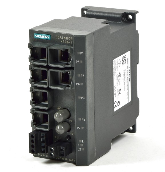 Siemens Simatic S7 Scalance X106-1, 6GK5106-1BB00-2AA3, 6GK5 106-1BB00-2AA3