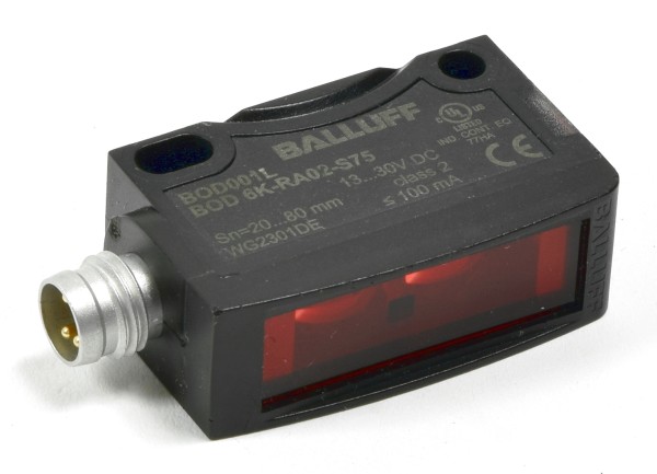 Balluff Optischer Distanzsensor, BOD001L, BOD 6K-RA02-S75