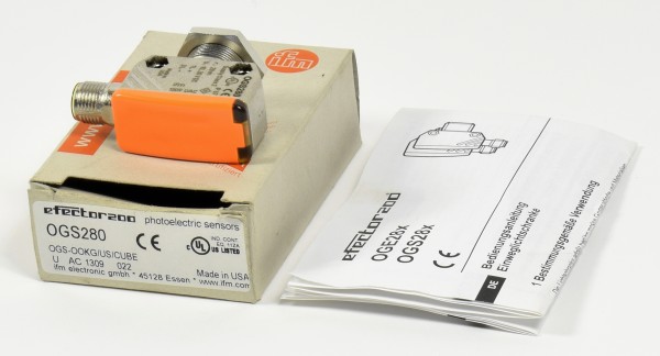 ifm efector Einweglichtschranke Sender, OGS280,OGS-DPKG/US/CUBE