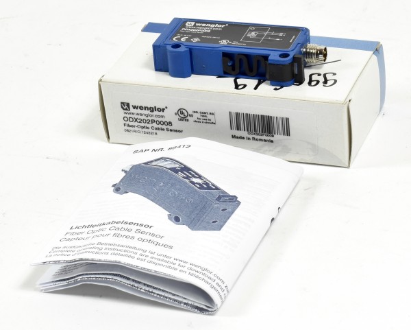 Wenglor Fiber-Optic Cable Sensor, ODX202P0008