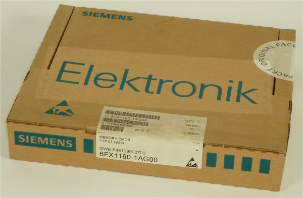 Siemens Sinumerik Memory-CMOS,6FX1190-1AG00,6FX1 190-1AG00