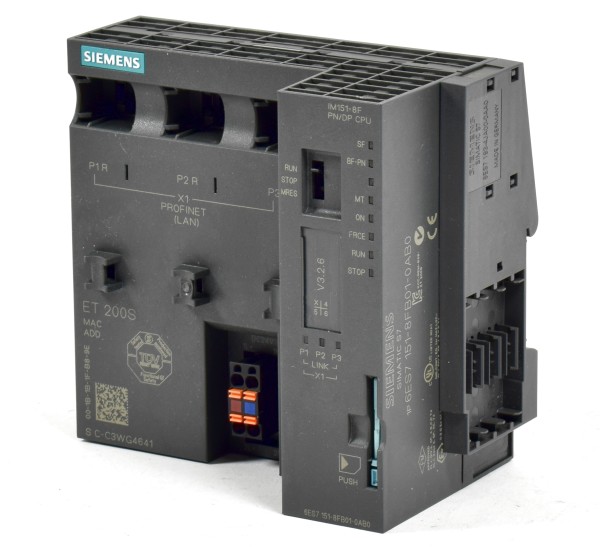 Siemens Simatic S7 ET200S IM151-8F PN/DP,6ES7 151-8FB01-0AB0,6ES7151-8FB01-0AB0