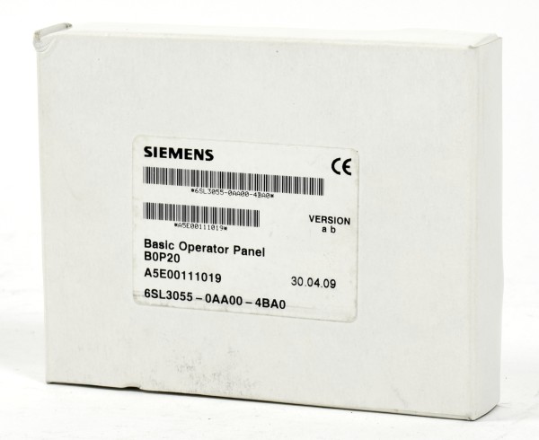 Siemens Sinamics S120 BOP 20, 6SL3055-0AA00-4BA0, Version: a b