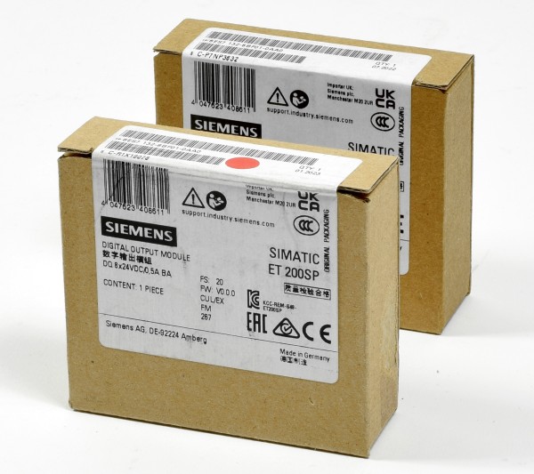 2x Siemens Simatic ET200SP Digital OUT,6ES7 132-6BF01-0AA0,6ES7132-6BF01-0AA0