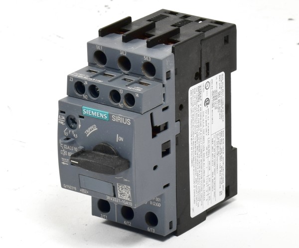 Siemens Sirius Leistungsschalter,3RV2021-1GA10,3RV2 021-1GA10