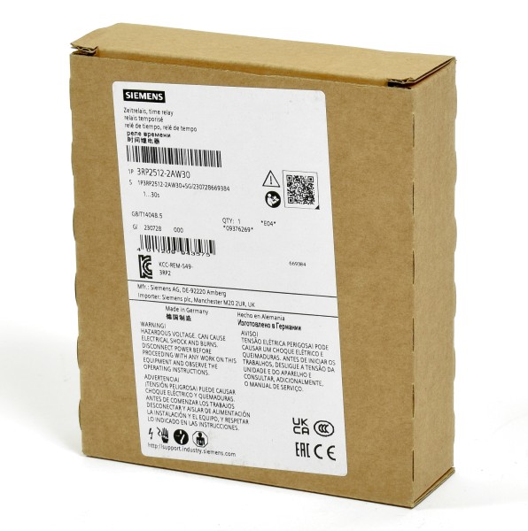 Siemens Sirius Zeitrelais, 3RP2512-2AW30, 3RP2 512-2AW30