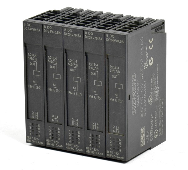 5x Siemens Simatic S7 Digital OUT, 6ES7 132-4BF00-0AA0, 6ES7132-4BF00-0AA0