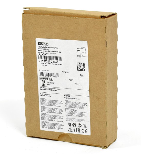 Siemens Sirius Sicherheitsschaltgerät,3SK1211-2BB40,3SK1 211-2BB40