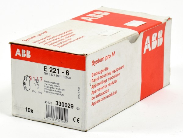 ABB Sicherungsautomat E221-6, GH E221 1001 R0008