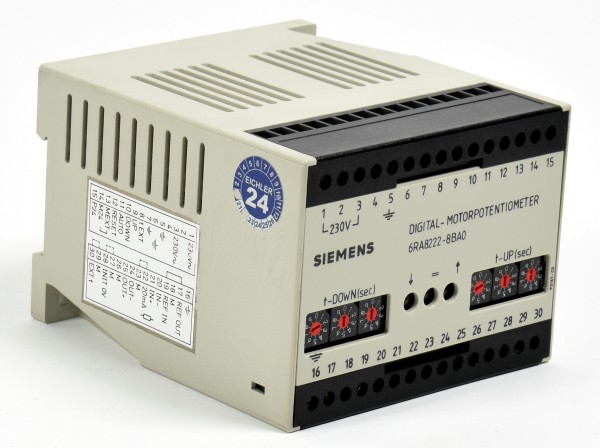 Siemens Digital-Motorpotentiometer, 6RA8222-8BA0