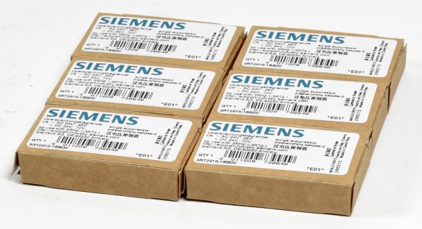 6 x Siemens Sirius Überspannungsbegrenzer 3RT2916-1BB00, 3RT2 916-1BB00