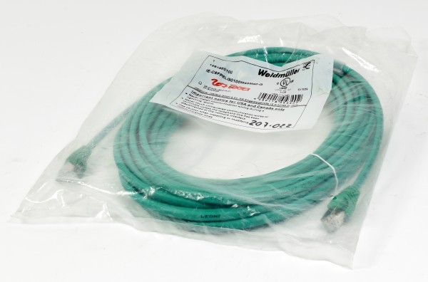 Weidmüller Patchkabel, IE-C6FP8LG0100M40M40-G, 1251590100