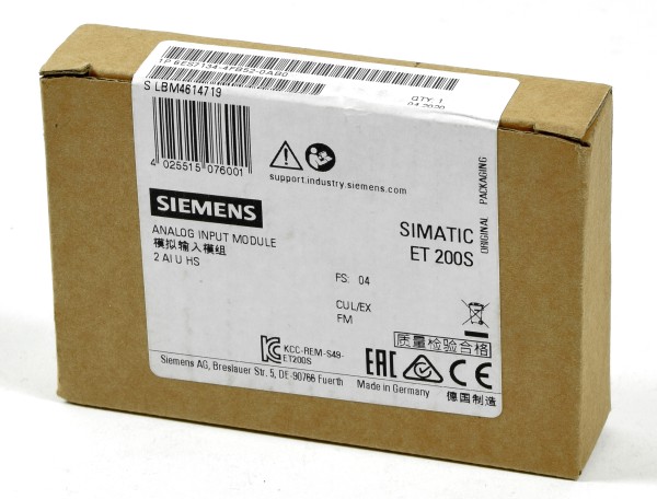 Siemens Simatic S7 Analog Input, 6ES7 134-4FB52-0AB0, 6ES7134-4FB52-0AB0