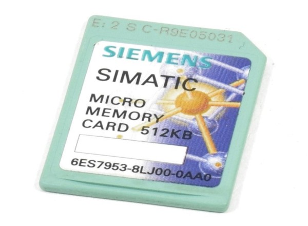 Siemens Simatic S7 Memory Card,6ES7953-8LJ00-0AA0,6ES7 953-8LJ00-0AA0