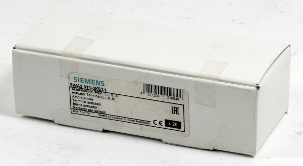 Siemens Aktorklemme, 8WA2011-3KE31, 8WA2 011-3KE31, 1VPE=20Stk