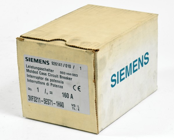 Siemens Leistungsschalter, 3VF3211-5ES71-1HA0