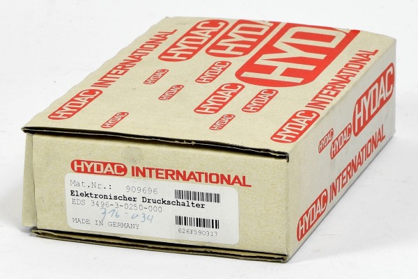 Hydac Elektronischer Druckschalter, EDS 3496-3-0250-000, 909696