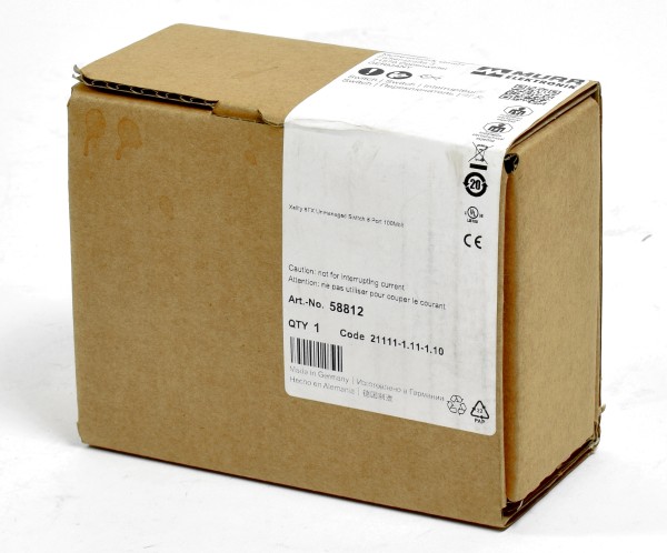 Murr Elektronik 8 Port Switch, 58812, 21111-1.11-1.10