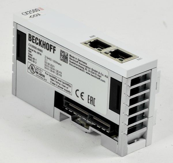 Beckhoff Ethernetmodul, CX2500-0060
