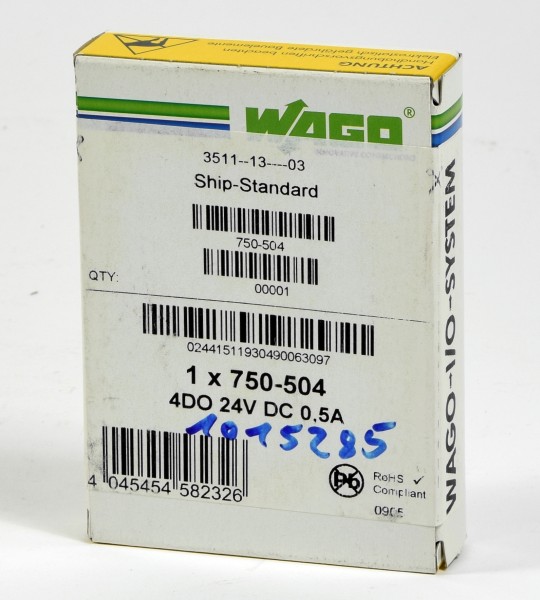 WAGO I/O System 4DO, 750-504