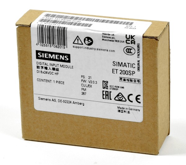 Siemens Simatic S7 ET200SP Digital IN, 6ES7 131-6BF00-0CA0, 6ES7131-6BF00-0CA0