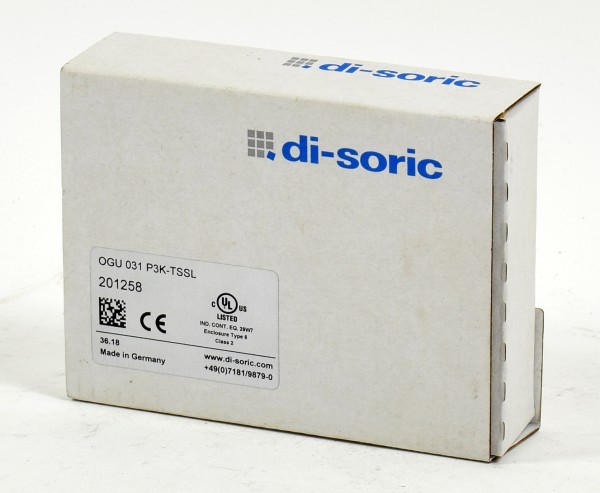 di-soric Gabellichtschranke, OGU 031 P3K-TSSL, 201258