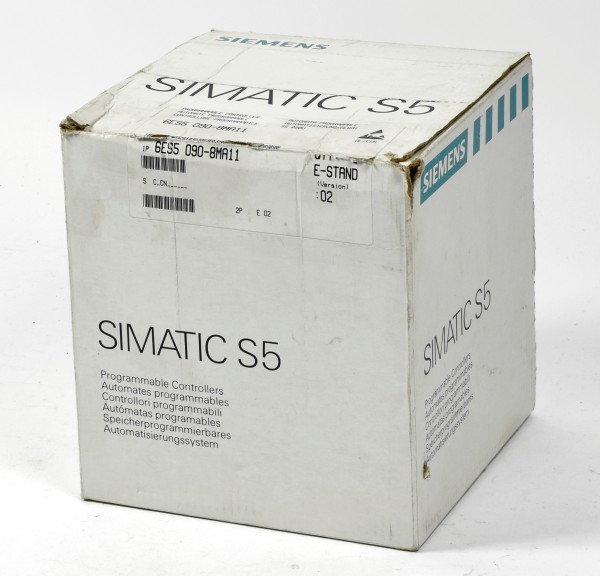 Siemens Simatic S5 CPU 090, 6ES5 090-8MA01, 6ES5 090-8MA11, E:02