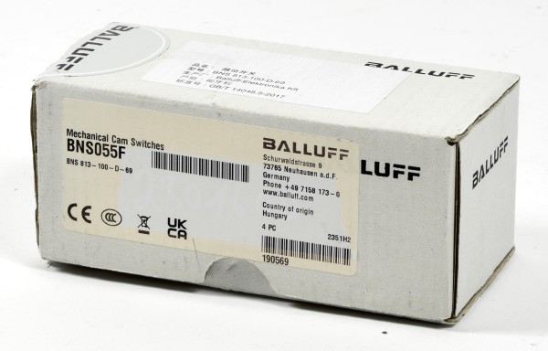 Balluff Positionsschalter, BNS055F, BNS 813-100-D-69, (4Stk./pcs)