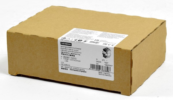 Siemens Leistungsschalter, 3RV2811-1GD10, 3RV2 811-1GD10
