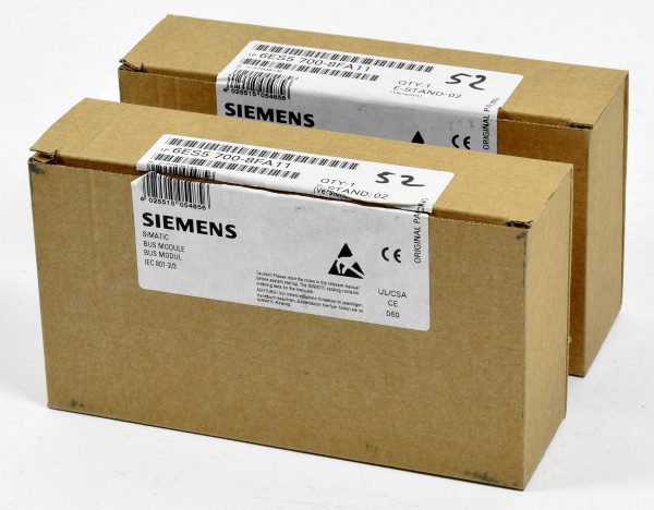2x Siemens Simatic S5 Busmodule, 6ES5 700-8FA11, 6ES5700-8FA11