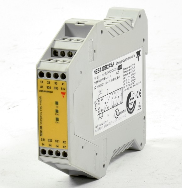 Carlo Gavazzi Emergency Stop and Safety Gate modules, NES13DB24SA