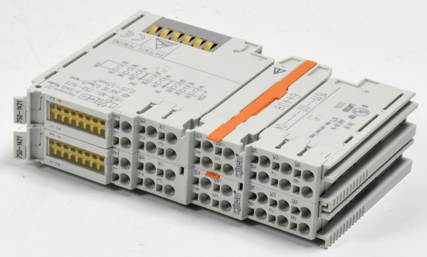 2x Wago 4-Kanal-Digitaleingang Module, 750-1421