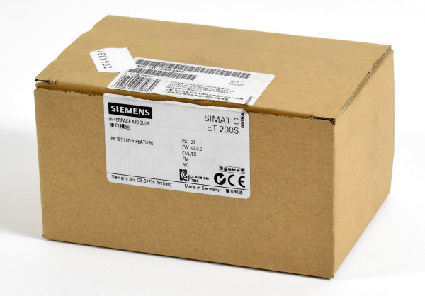 Siemens Simatic S7 ET200S IM151-1,6ES7 151-1BA02-0AB0,6ES7151-1BA02-0AB0,FS:02