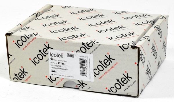 Icotek Kabeldurchführungsplatte, KEL-DPZ 24/24, 43715, QTY:8