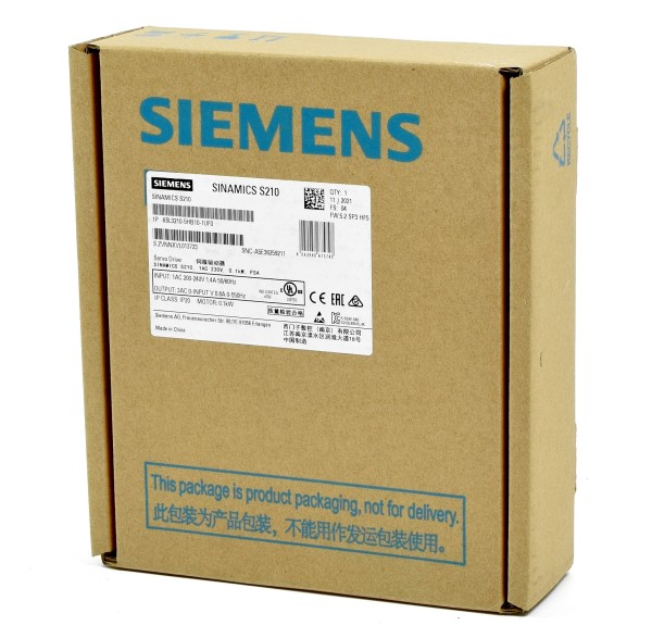 Siemens Sinamics S210 Umrichter, 6SL3210-5HB10-1UF0, 6SL3 210-5HB10-1UF0