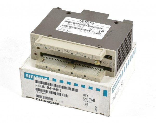 Siemens Simatic S5 Relay OUT, 6ES5 451-8MR12, 6ES5451-8MR12