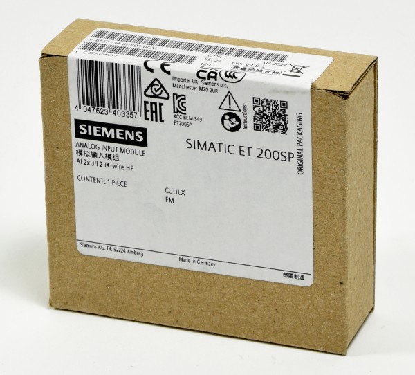 Siemens Simatic S7 ET200SP Analog IN, 6ES7 134-6HB00-0CA1, 6ES7134-6HB00-0CA1