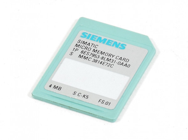 Siemens Simatic S7 Micro Memory Card,6ES7953-8LM31-0AA0,6ES7 953-8LM31-0AA0