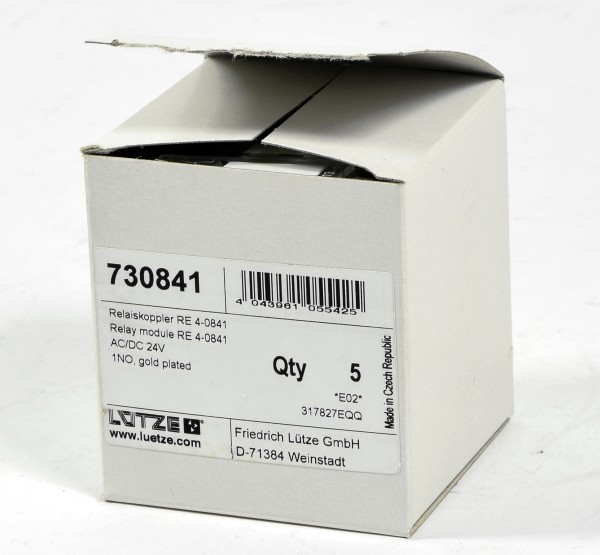 Lütze Relaiskoppler, RE 4-0841, 730841, RE4-0841 (5Stk./pcs.)