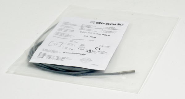 di-soric Induktiver Näherungsschalter, DCC3.0V0.6PSLK, DCC 3.0 V 0.6 PSLK