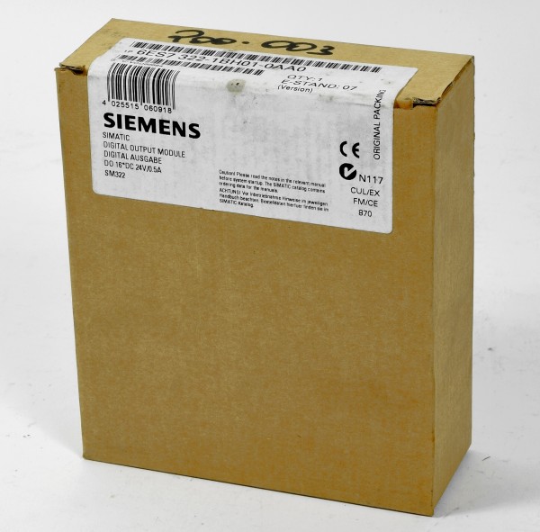 Siemens Simatic S7 Digital OUT, 6ES7 322-1BH01-0AA0, 6ES7322-1BH01-0AA0, E:07