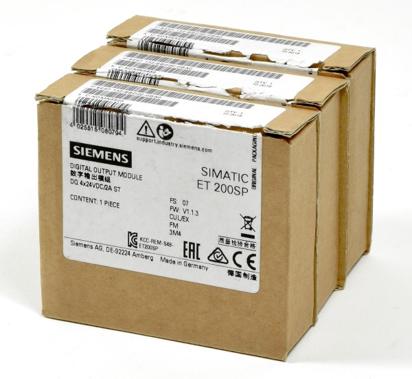 3x Siemens Simatic ET200SP Digital OUT, 6ES7 132-6BD20-0BA0,6ES7132-6BD20-0BA0