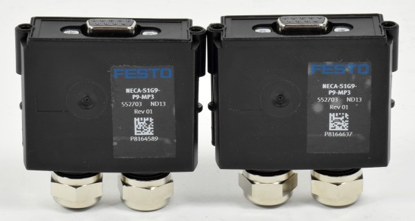 2x Festo Multipol-Steckdose, NECA-S1G9-P9-MP3, 552703