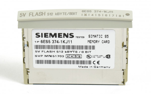 Siemens Simatic S5 Memory Card,6ES5 374-1KJ11,6ES5374-1KJ11