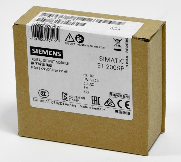 Siemens Simatic S7 ET200SP Digital OUT, 6ES7 136-6DC00-0CA0, 6ES7136-6DC00-0CA0