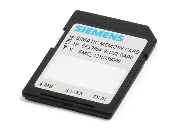 Siemens Simatic S7 Memory Card,6ES7954-8LC02-0AA0,6ES7 954-8LC02-0AA0