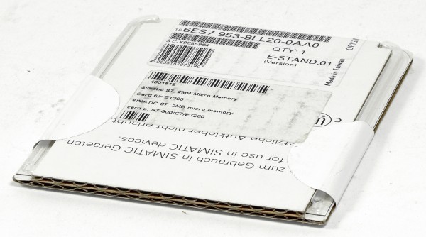 Siemens Simatic S7 Memory Card, 6ES7953-8LL20-0AA0, 6ES7 953-8LL20-0AA0