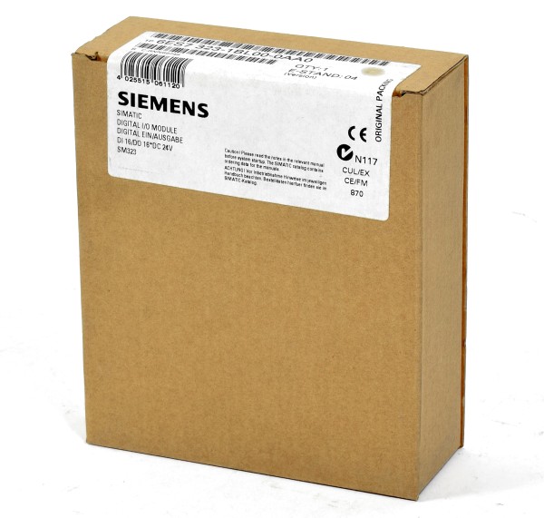 Siemens Simatic S7 Dig. IN/OUT, 6ES7 323-1BL00-0AA0, 6ES7323-1BL00-0AA0,E:04